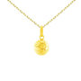 Voir la diapositive 1 : L'ATELIER D'AZUR Collier - Pendentif Ballon de Foot Or Jaune - Chaine Dorée Offerte - Enfant