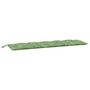 Voir la diapositive 2 : VIDAXL Coussin de banc de jardin motif de feuilles 180x50x7 cm