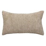ATMOSPHERA Coussin Déco Bouclette  Soana  30x50cm Taupe