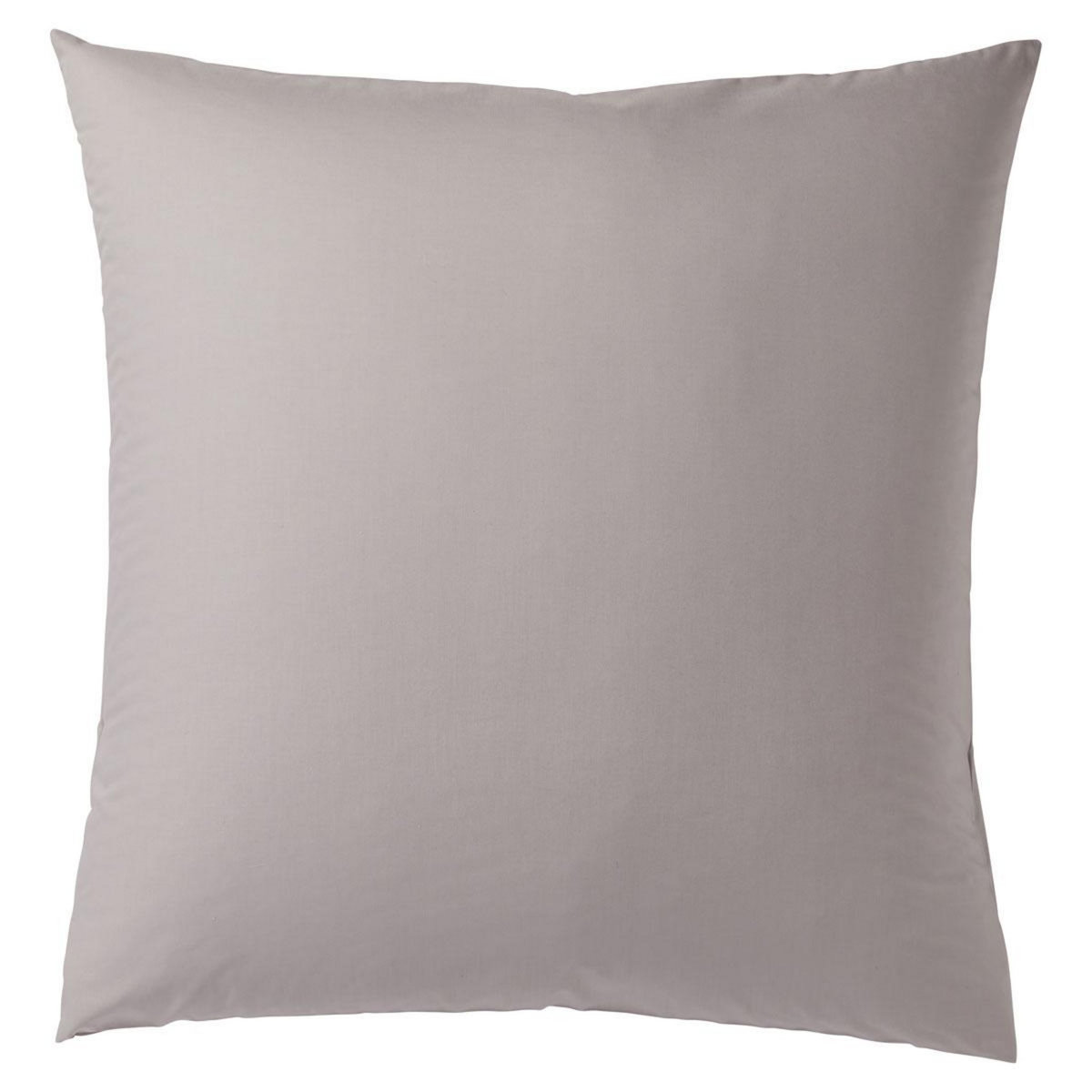 DODO Lot de 2 taies d'oreiller Percale de coton thermorégulée Gris clair