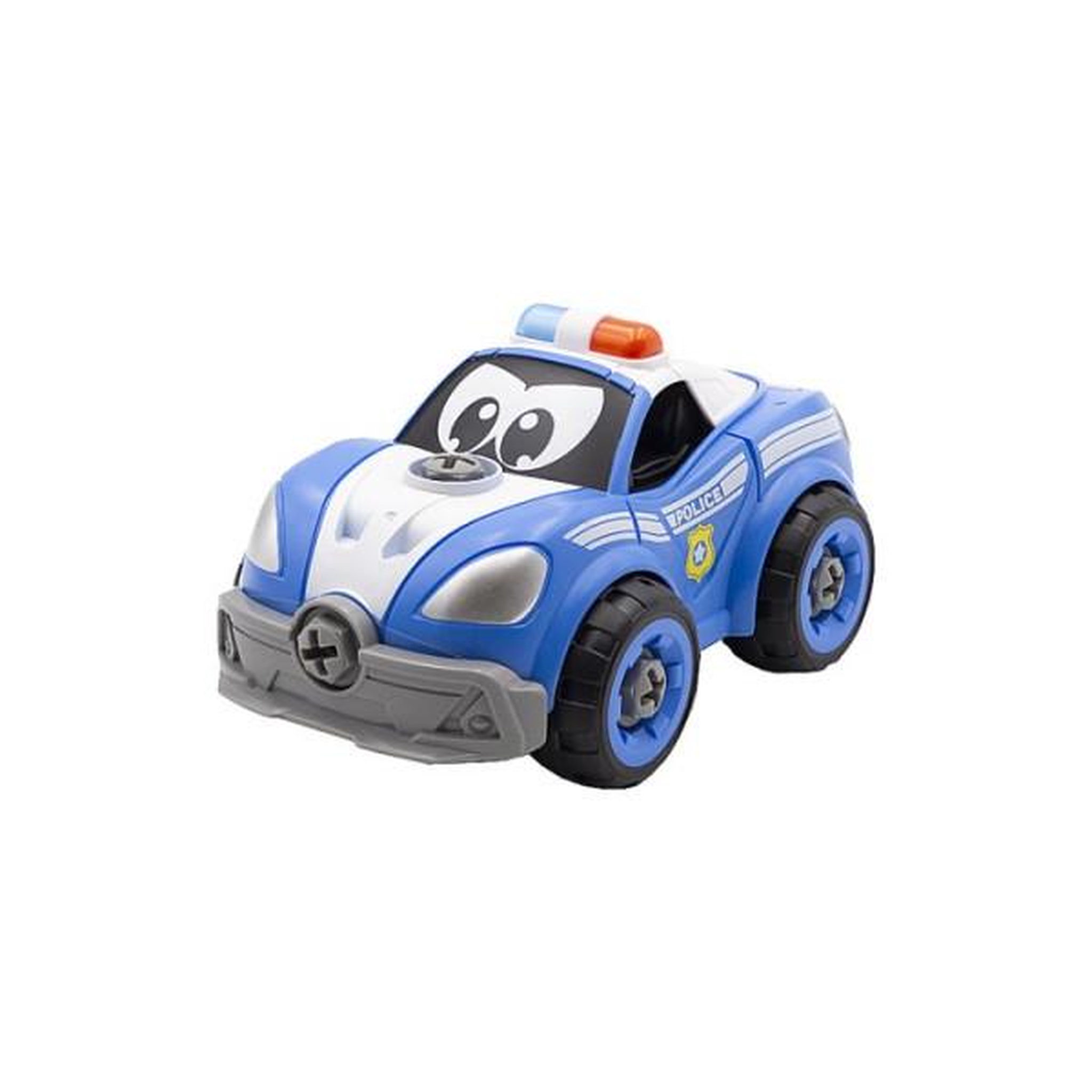 Voir la diapositive 2 : SILVERLIT Voitre télécommandée - tooko - construis ma voiture de police rc - technologie follow-me - des 2 ans
