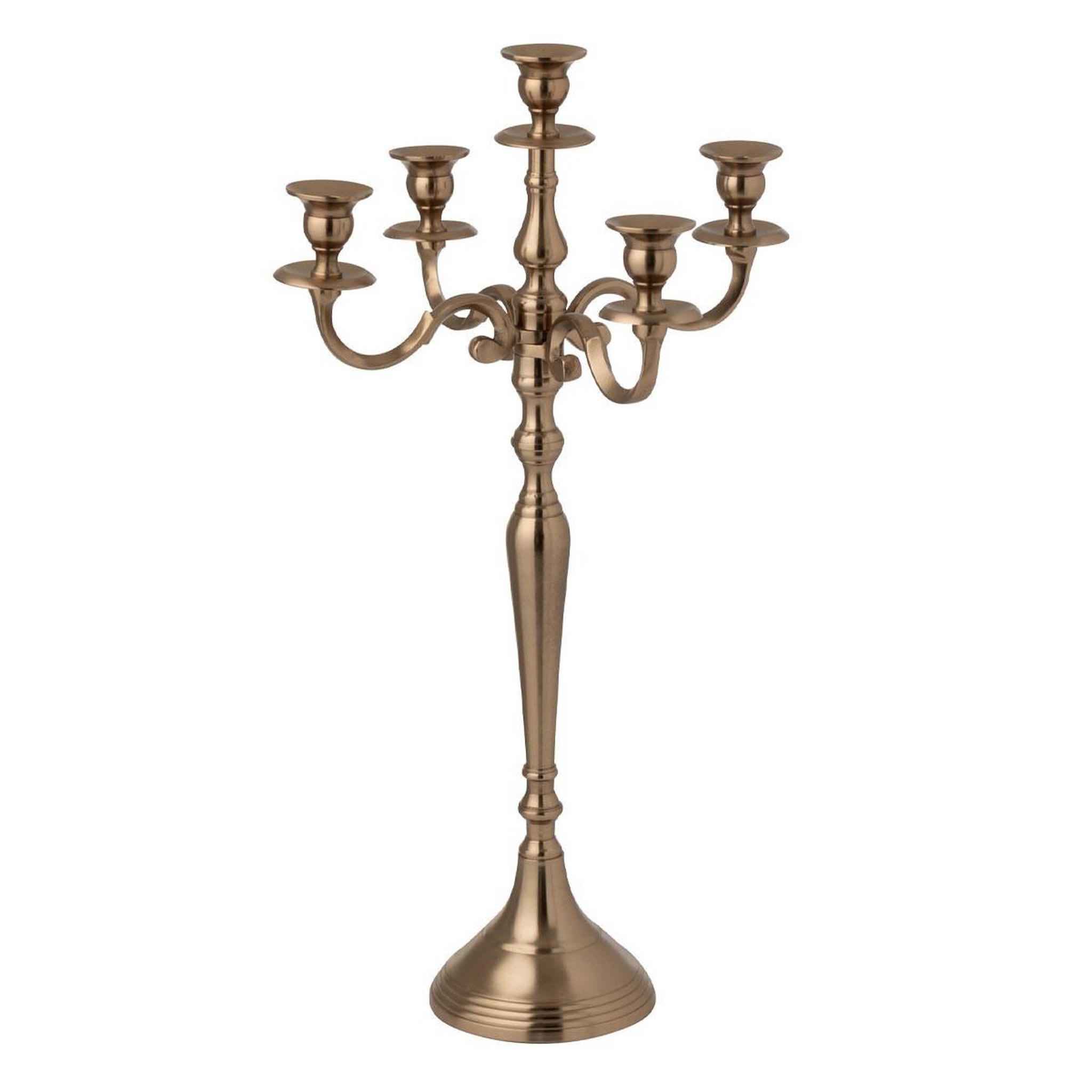 J-LINE Chandelier en Métal  Genaro  63cm Rose Doré
