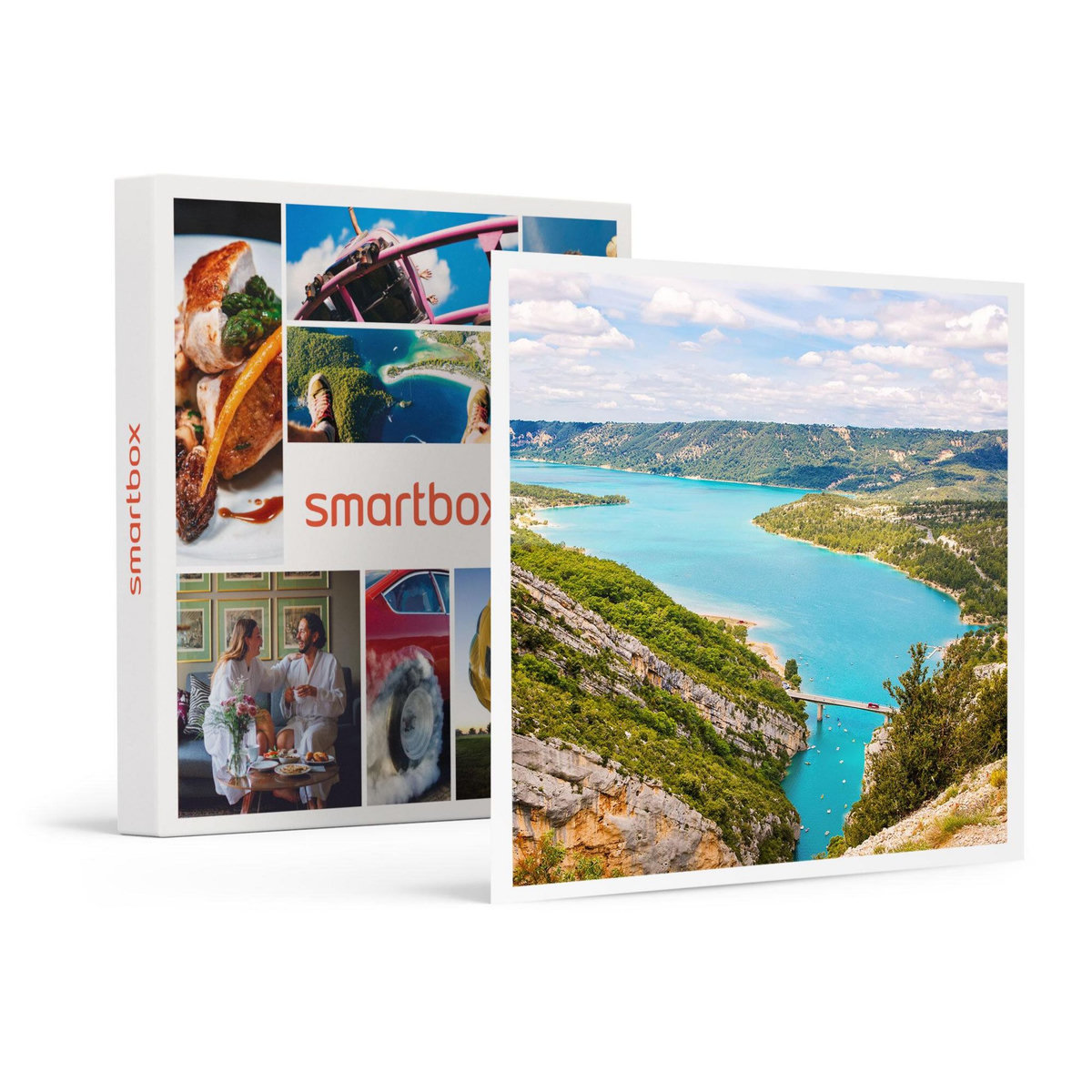 Smartbox Vol en hélicoptère de 20 min pour 2 au-dessus des gorges du Verdon - Coffret Cadeau Sport & Aventure