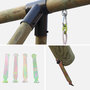 Voir la diapositive 6 : SWEEEK Aire de jeux Mistral en bois avec 2 balançoires et échelle en corde bois de pin
