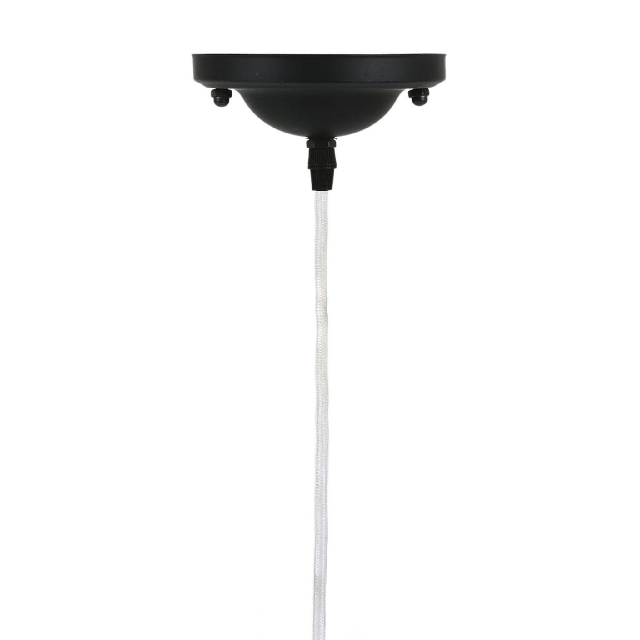 Voir la diapositive 3 : The Home Deco Factory Suspension luminaire en métal filaire Cage - Diam. 20 cm