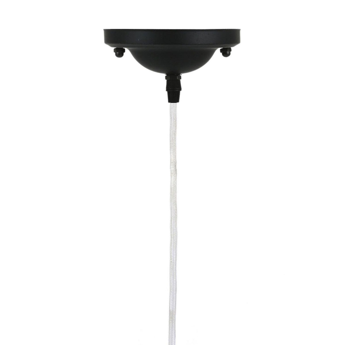 The Home Deco Factory Suspension luminaire en métal filaire Cage - Diam. 20 cm