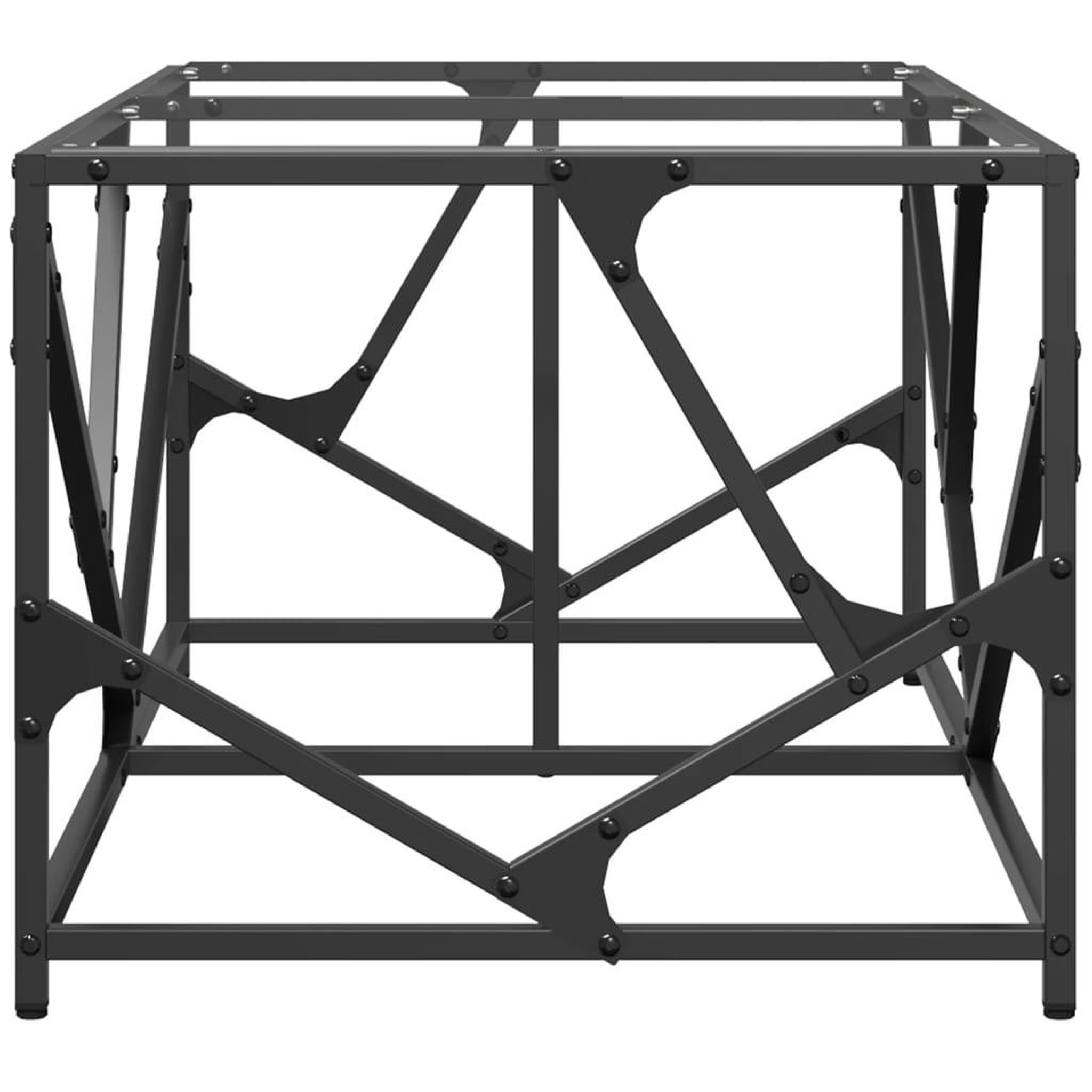 Voir la diapositive 5 : VIDAXL Table basse avec dessus en verre transparent 98,5x50x41cm acier
