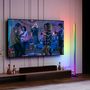 Voir la diapositive 4 : HOMCOM Lampadaire LED RGBIC 16 millions de couleurs avec contrôle APP et télécommande - musique sync, modes de scène et timer