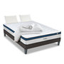 Voir la diapositive 1 : HYPSOM HYPSOM | Pack Prêt à dormir MONTESQUIEU | Matelas Ressorts ensachés + Sommier + Accessoires