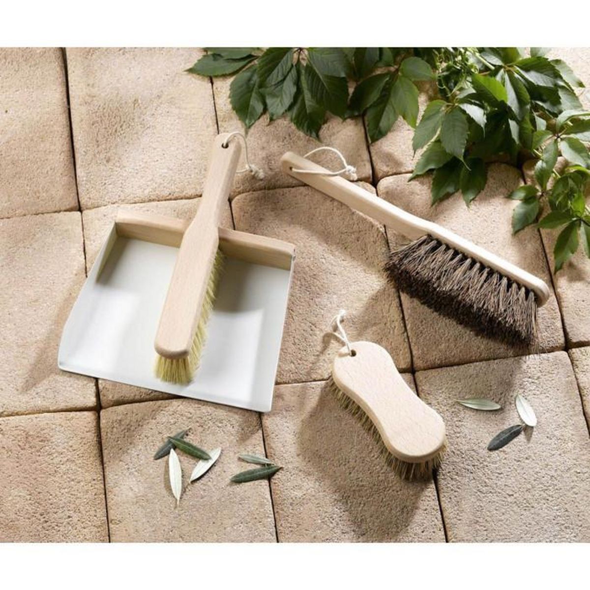 Paris Prix Balayette en Bois  Vintage  35cm Naturel