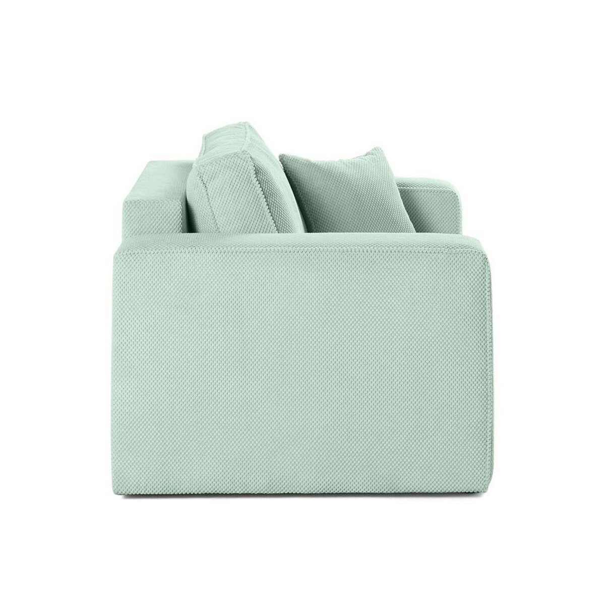 BEST MOBILIER Topaze - fauteuil - en velours texturé