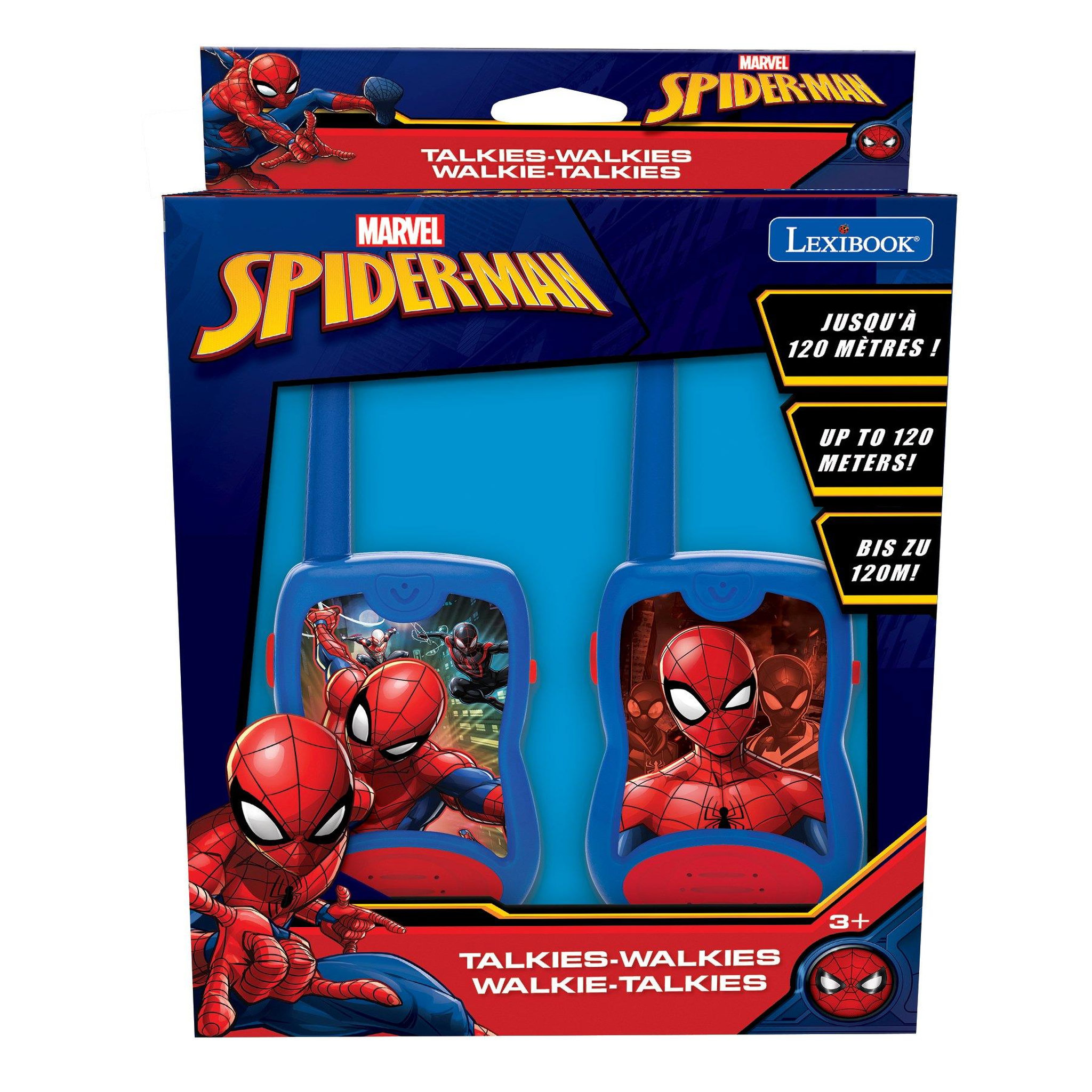 Voir la diapositive 4 : Lexibook Talkie-Walkies SpiderMan portée 200m