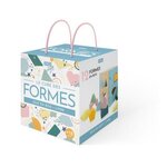 LE CUBE DES FORMES. JEU AVEC 12 FORMES EN BOIS + LIVRE, Gaule Matteo