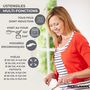 Voir la diapositive 3 : Fackelmann Set 3 poêles 20 24 28 cm, 3 faitouts 16, 20 et 24 cm en inox et 6 ustensiles inox Fackelmann Geneva
