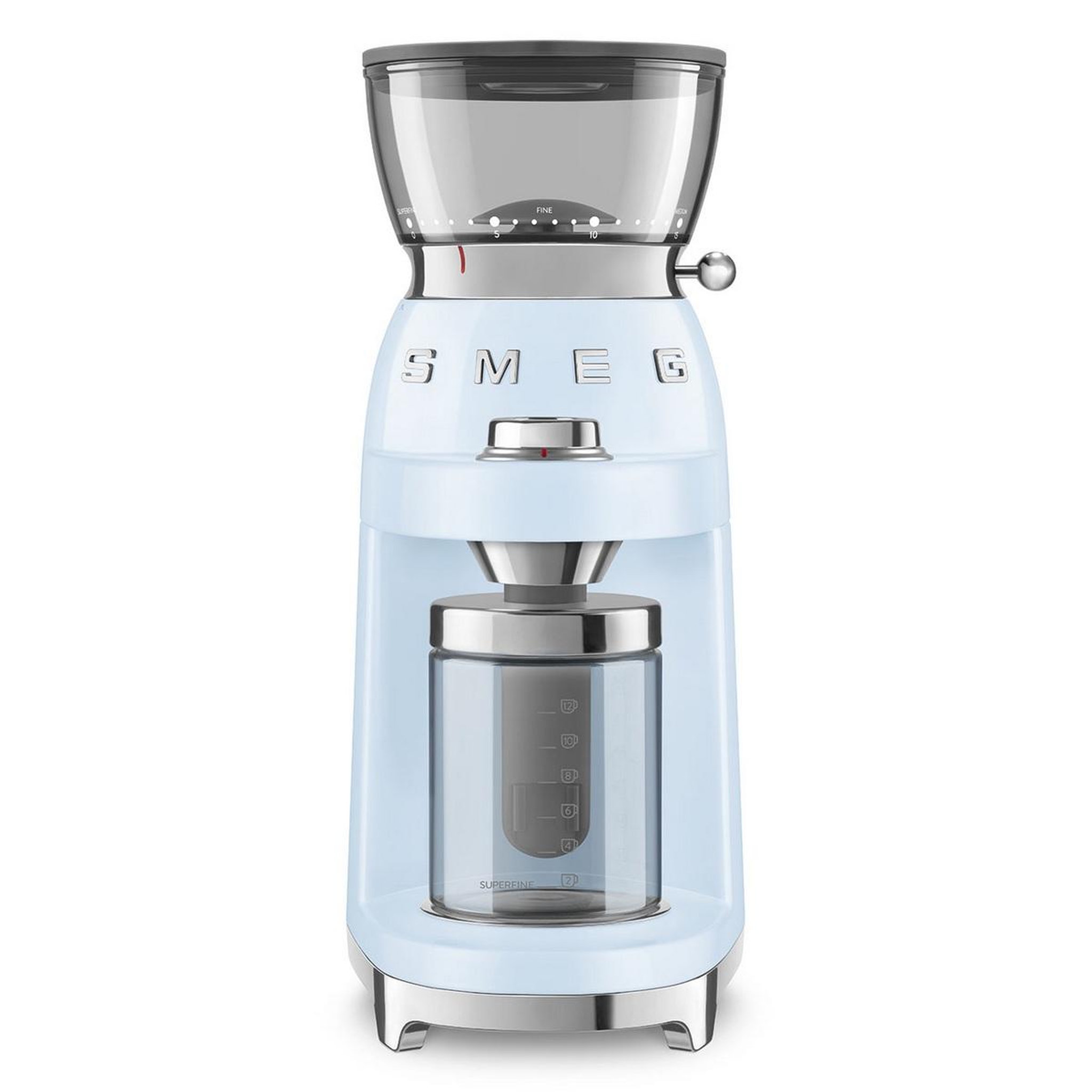 SMEG Moulin à café 240g 150w bleu azur - cgf03pbeu