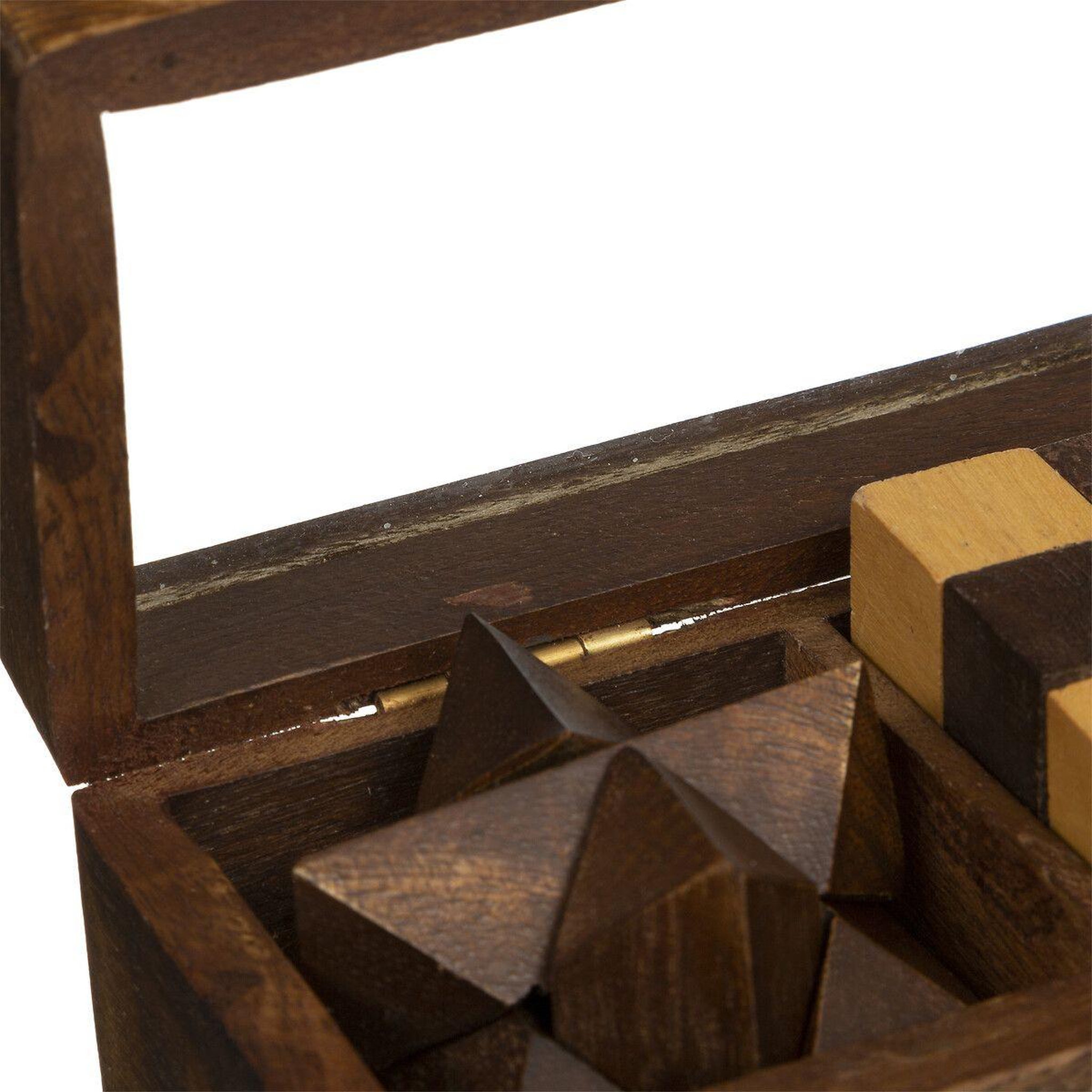 Voir la diapositive 4 : ATMOSPHERA Jeu casse tête déco en bois  bota  17cm marron
