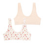 Voir la diapositive 2 : Athena Lot de 2 brassières fille Ecopack Girl Mode   Fille