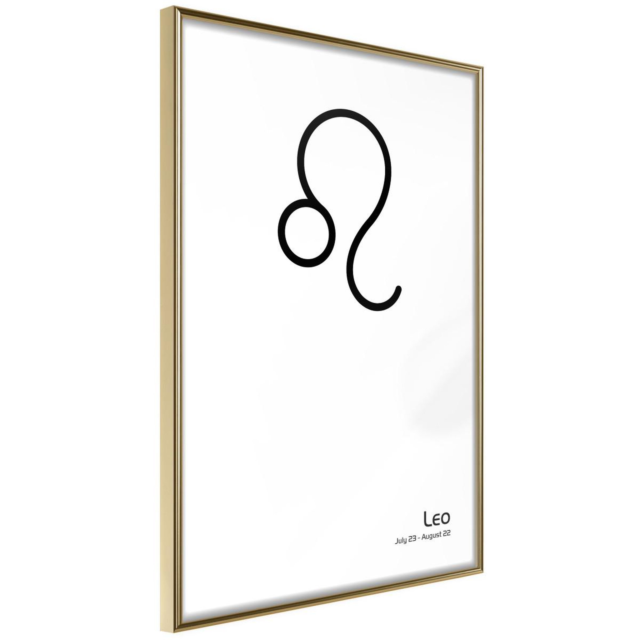 Voir la diapositive 1 : Paris Prix Affiche murale encadrée  zodiac leo ii
