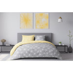 Home collection Parure housse de couette 3pcs 240x220cm 100%coton 57fils flight