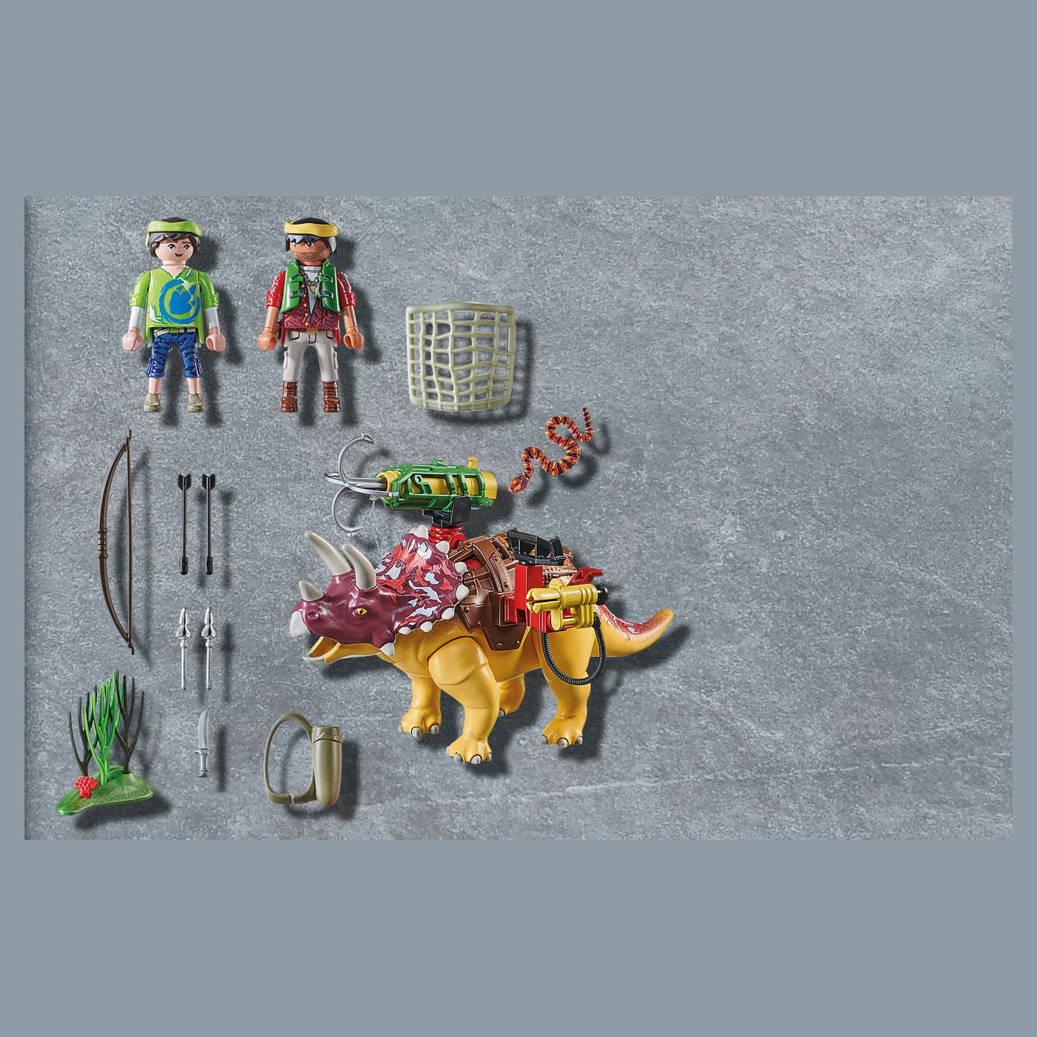 Voir la diapositive 6 : PLAYMOBIL 71262 Triceratops et soldats 