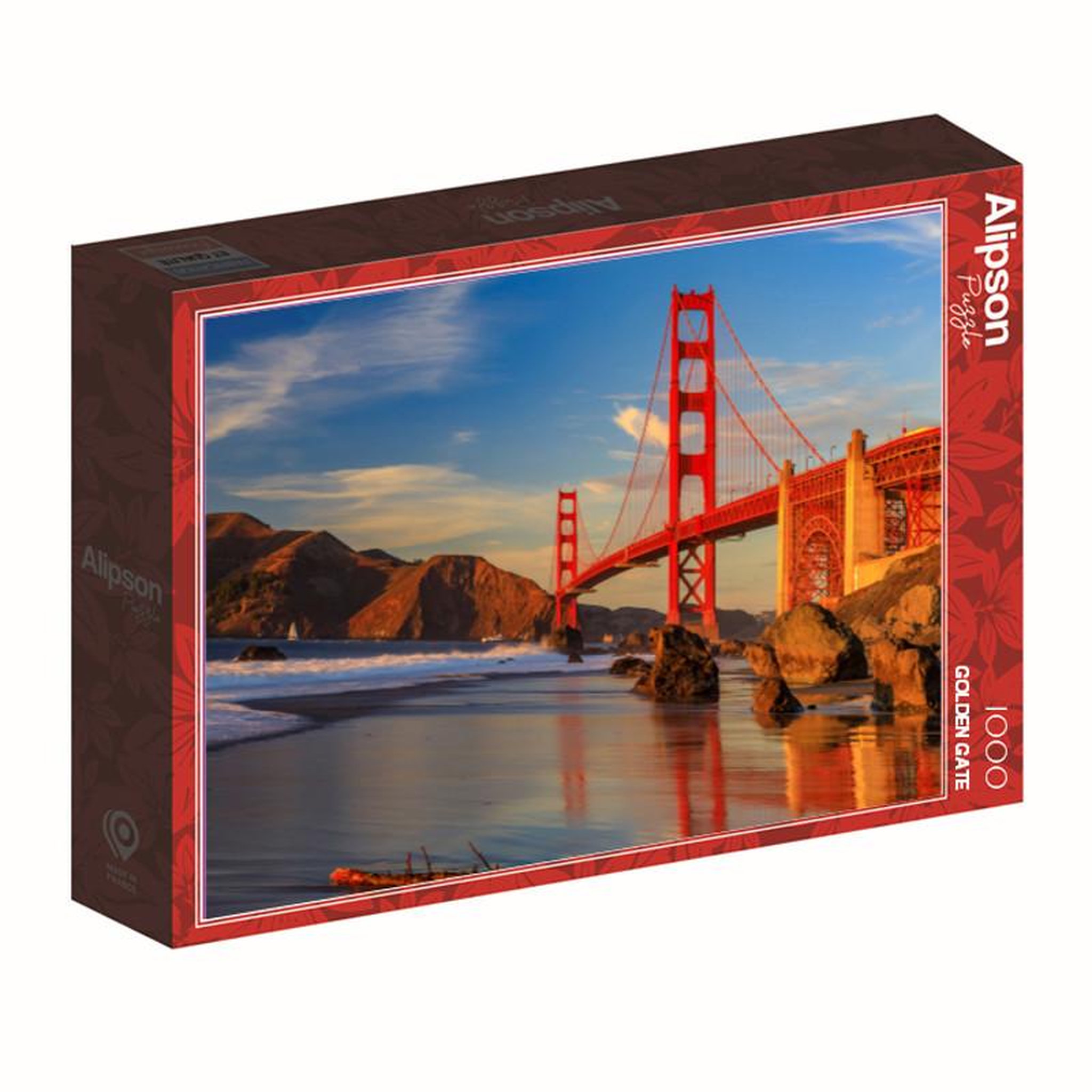 ALIZE Puzzle 1000 pièces Golden Gate – Alize – Adulte – Haute qualité – Modèle ALI50067