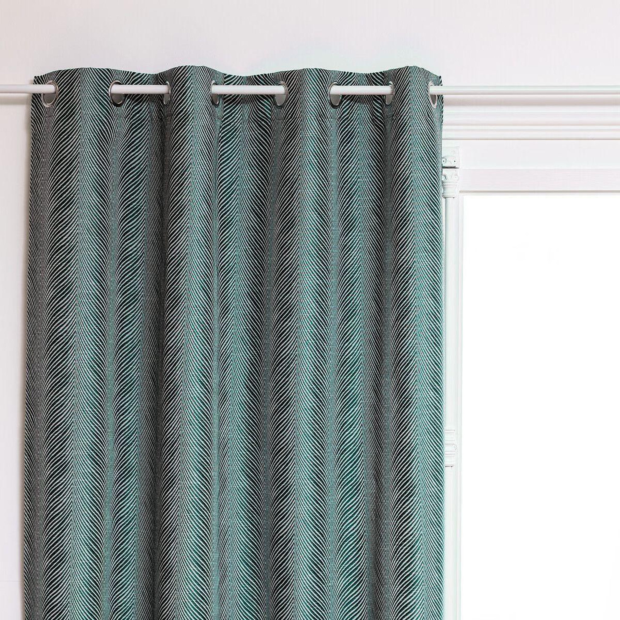 ATMOSPHERA Rideau occultant  dana  140x260cm vert foncé