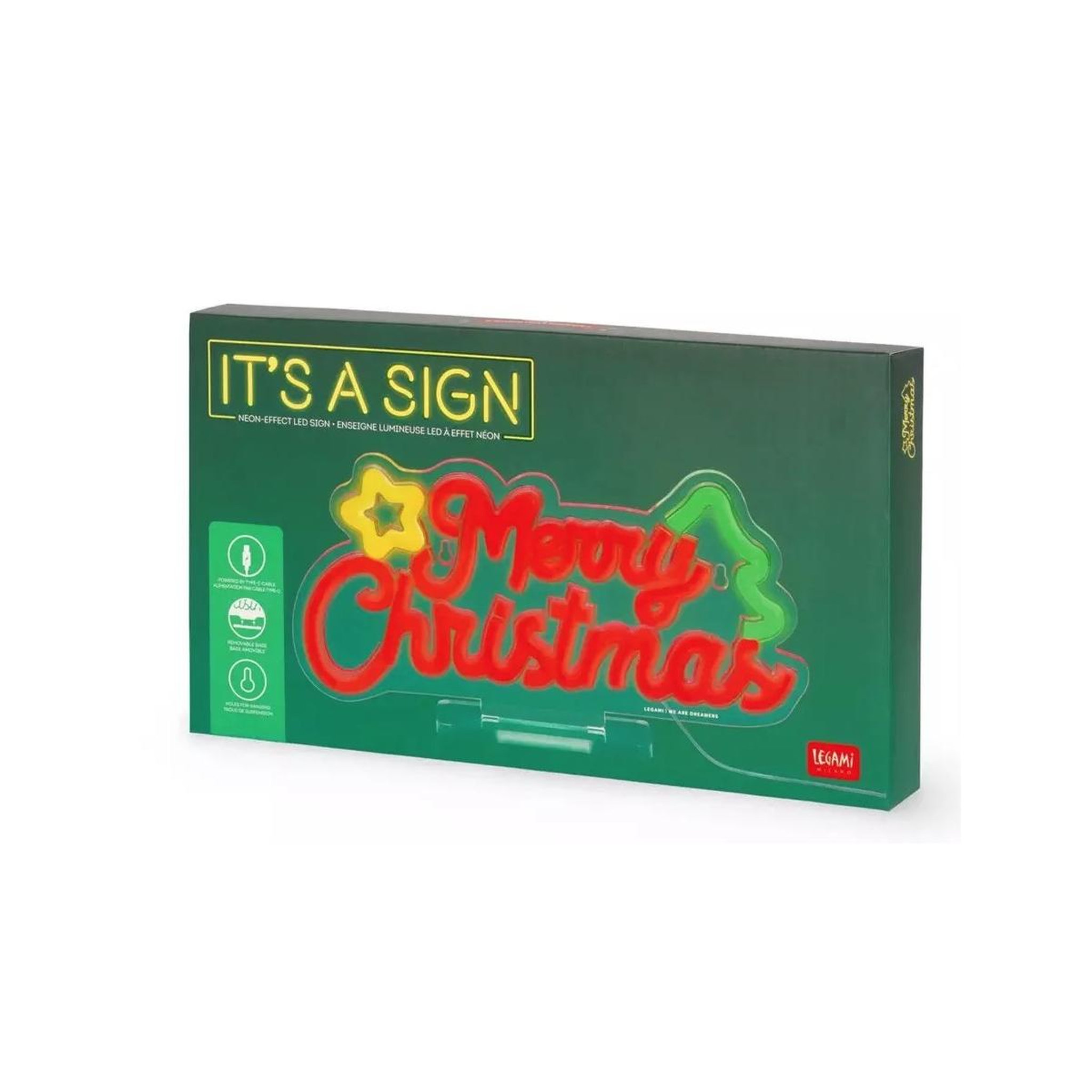 LEGAMI Lampe it's a sign - merry xmas