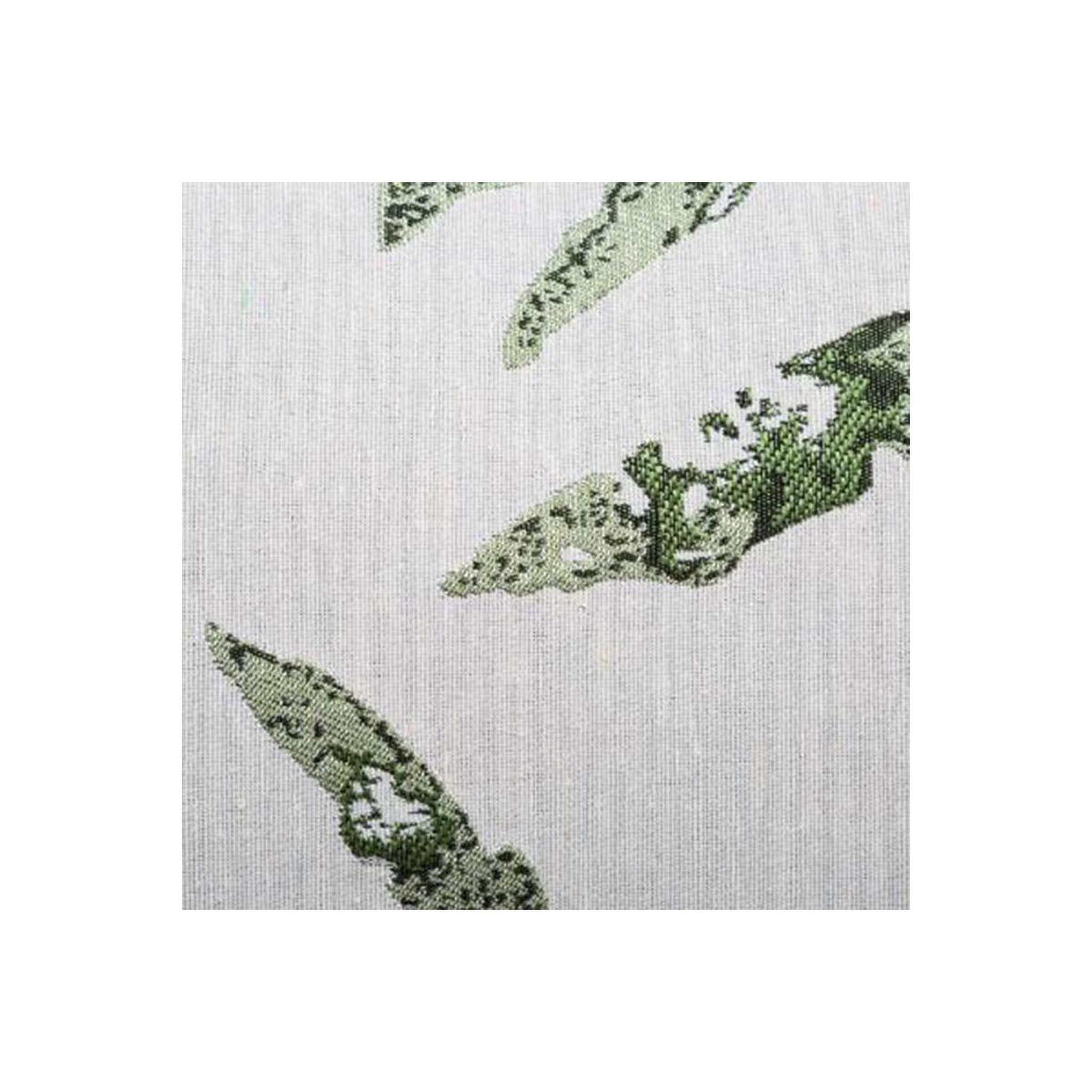 Voir la diapositive 4 : ATMOSPHERA Coussin déco  feuilles  30x50cm vert cèdre
