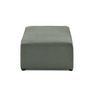 Voir la diapositive 4 : BEST MOBILIER Topaze - pouf - en tissu velours relief