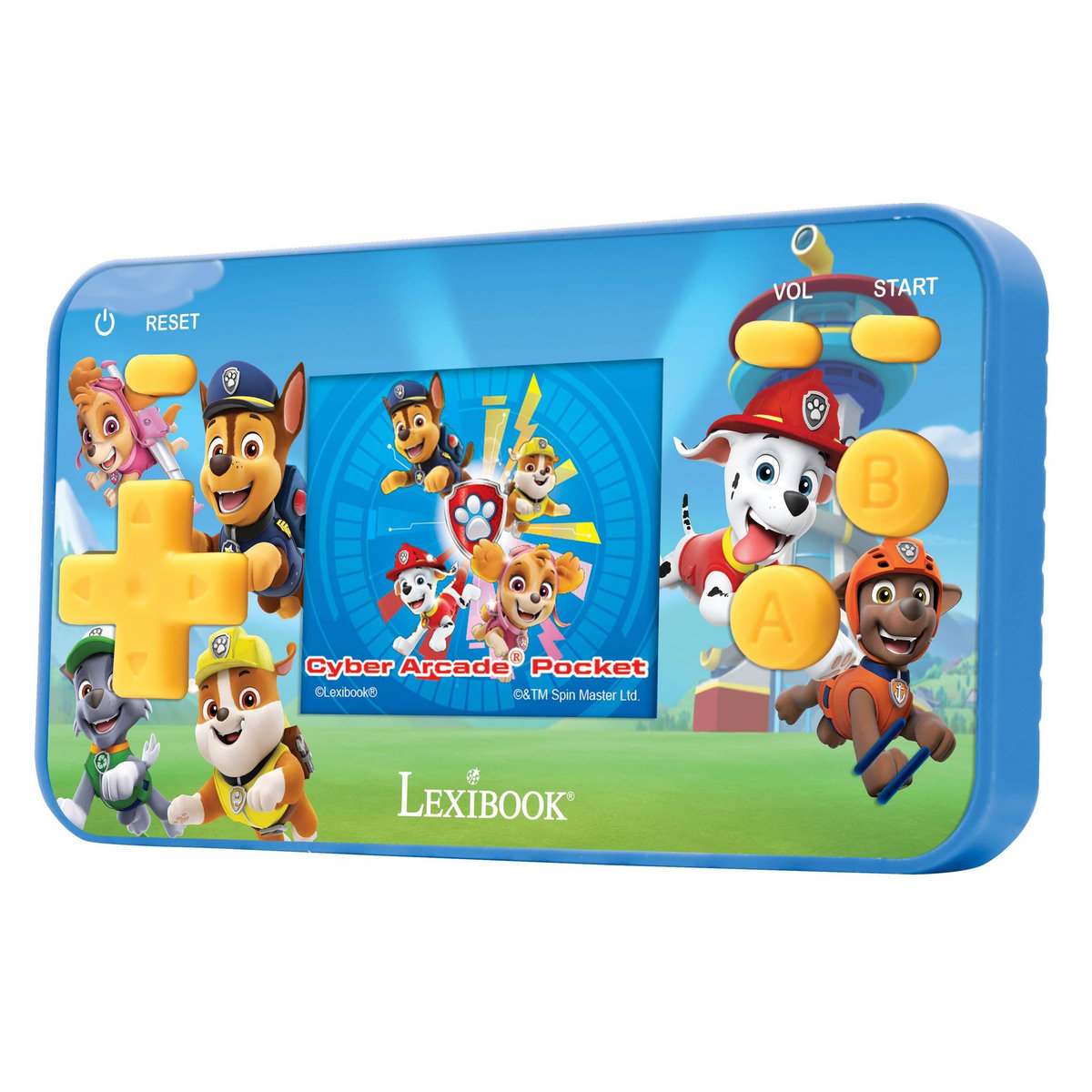 Lexibook Mini Console de jeux portable couleur Pat Patrouille Cyber Arcade Pocket
