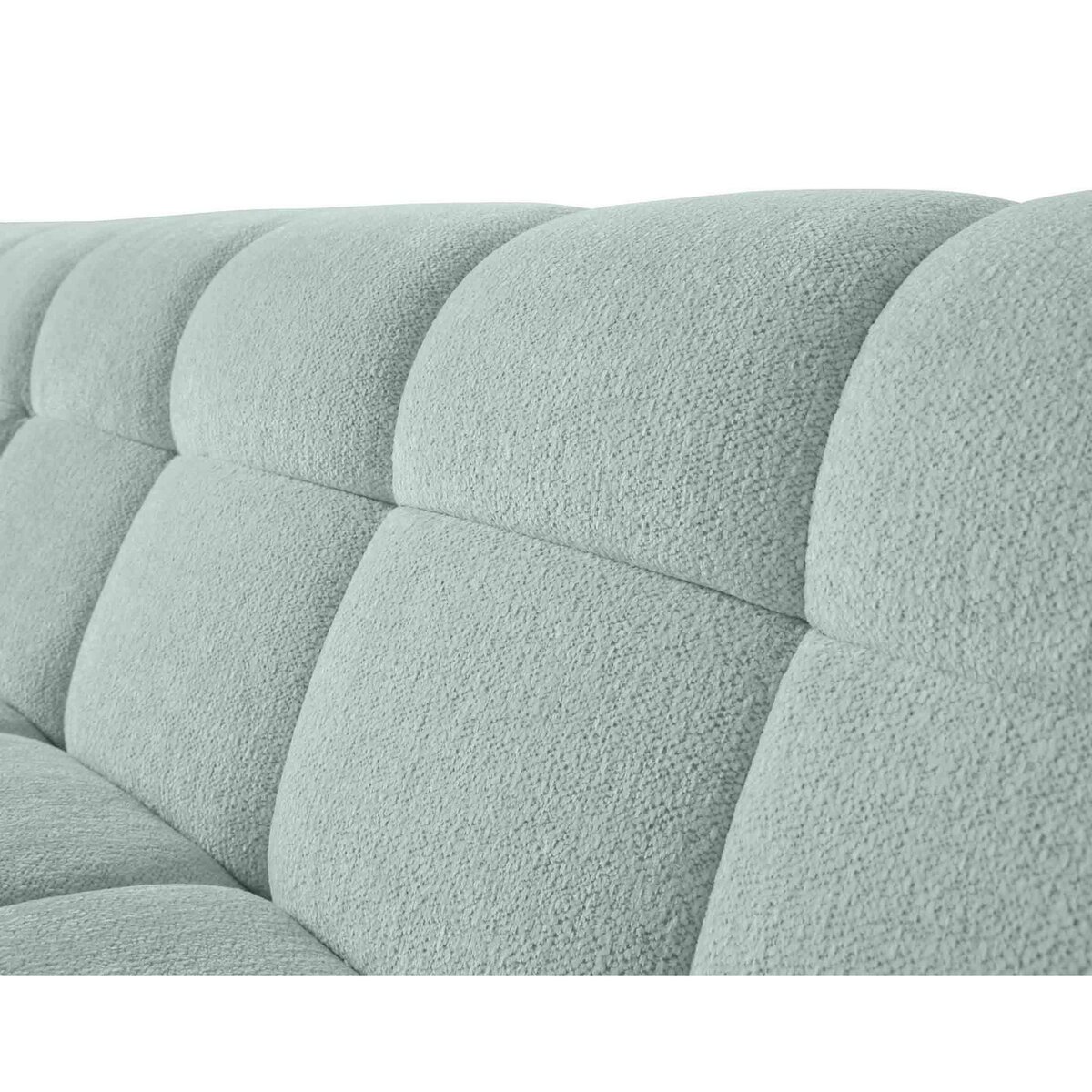 LISA DESIGN Ray - canapé d'angle gauche - 4 places - en tissu texturé