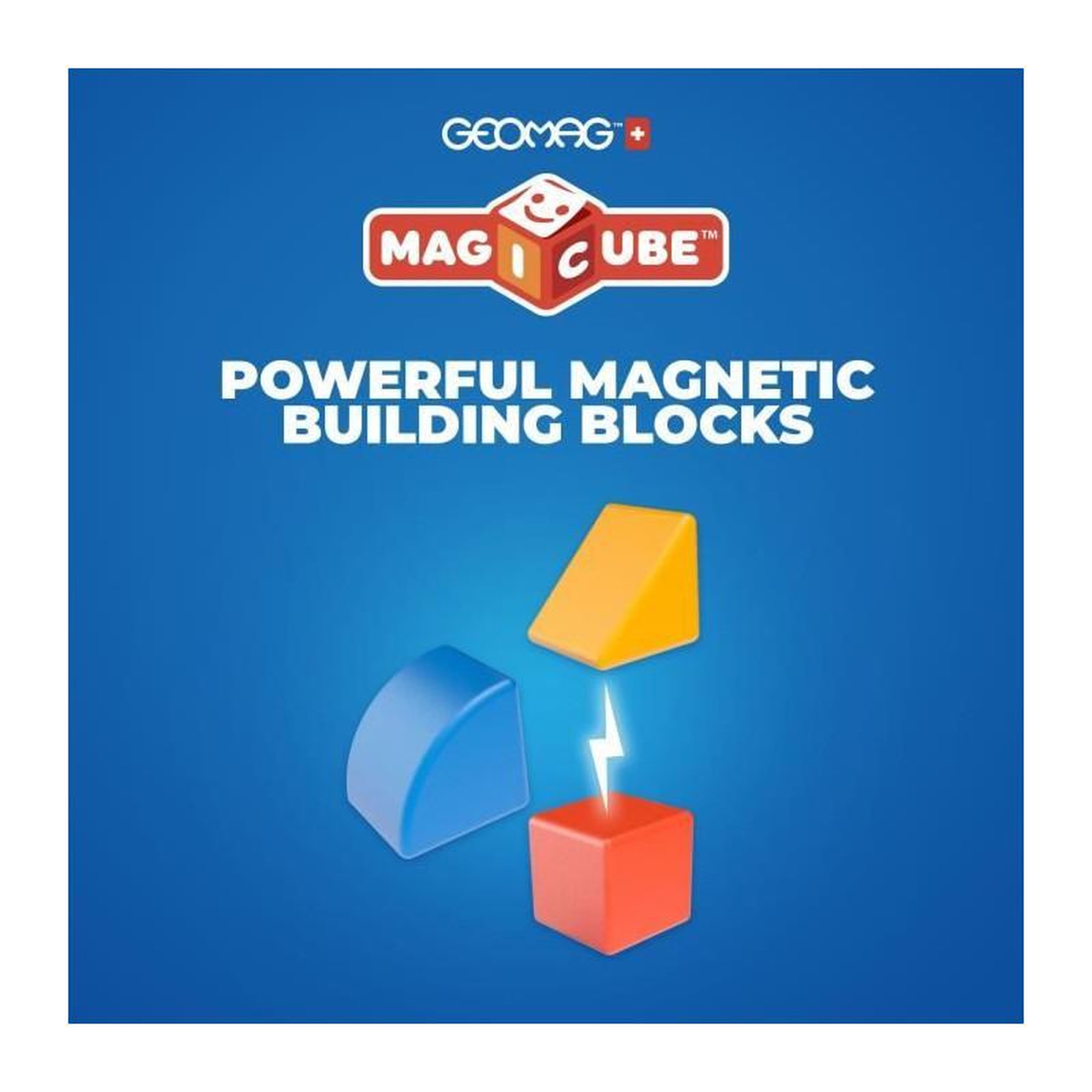Voir la diapositive 3 : Geomag Blocs magnétiques - GEOMAG - Magicube 208 - 9 pieces - Formes variées - Animaux - Plastique recyclé