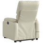 Voir la diapositive 5 : VIDAXL Fauteuil inclinable de massage electrique creme similicuir