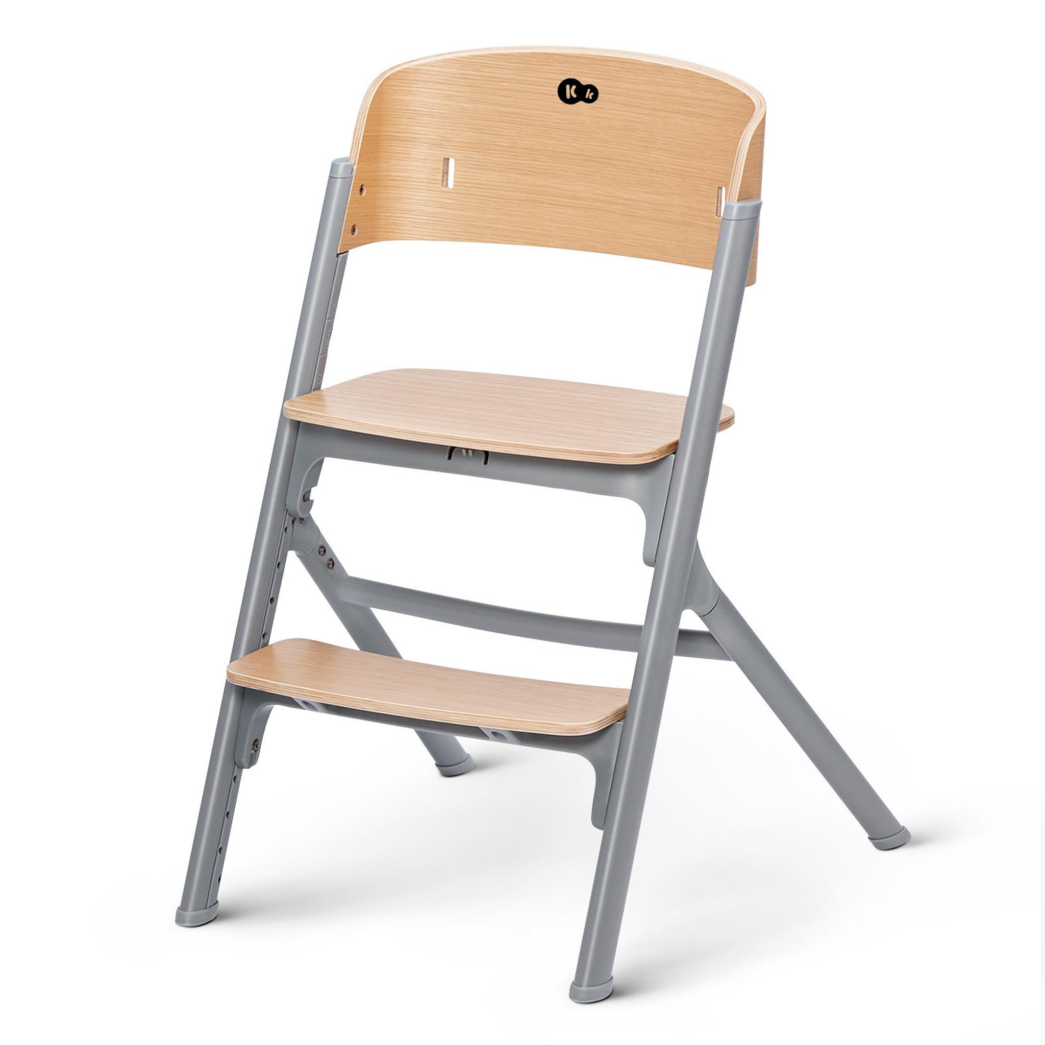 Voir la diapositive 3 : KINDERKRAFT Chaise haute avec design moderne et soutien ergonomique
