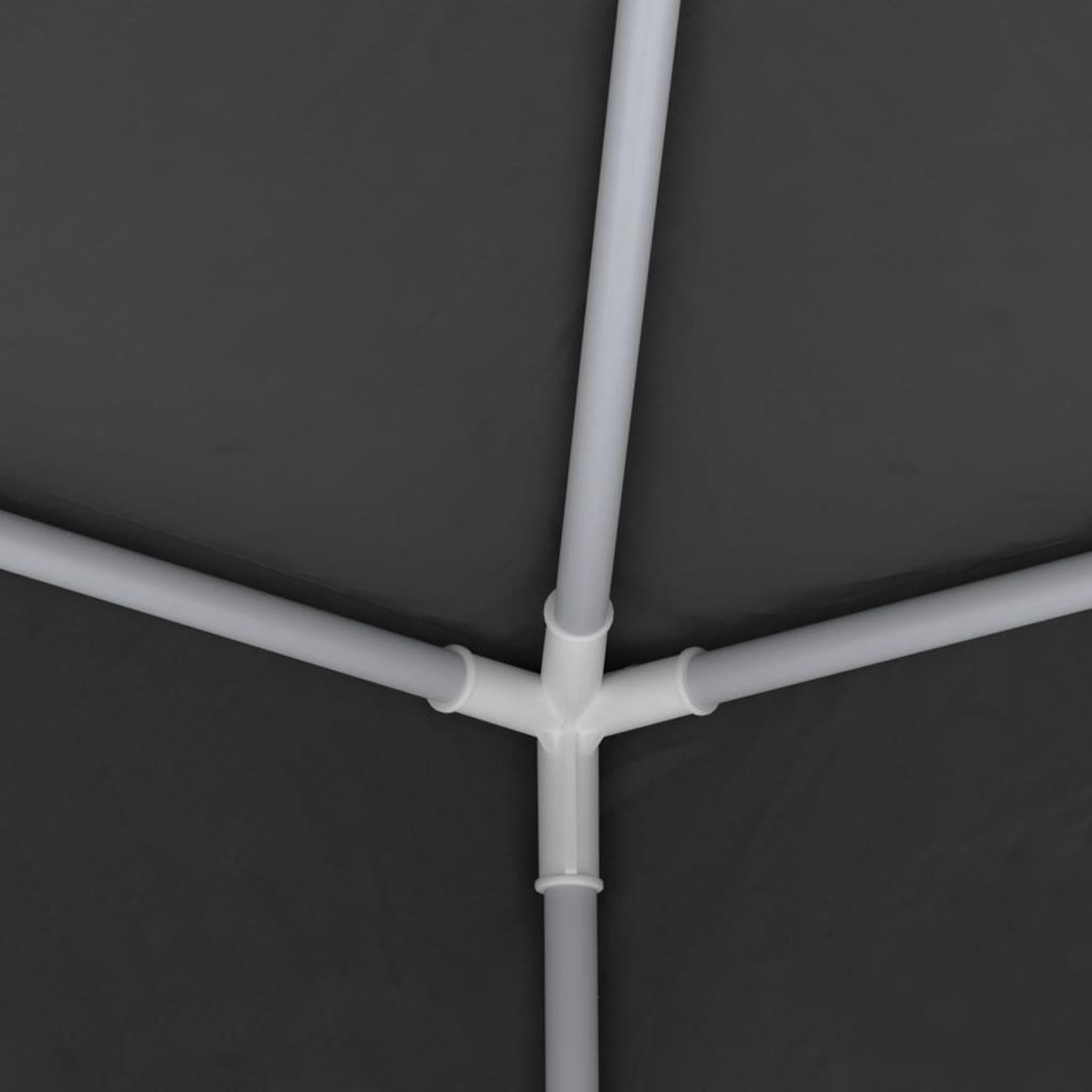 Voir la diapositive 5 : VIDAXL Tente de reception et parois laterales 4x6 m Anthracite 90 g/m^2