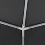 Voir la diapositive 5 : VIDAXL Tente de reception et parois laterales 4x6 m Anthracite 90 g/m^2