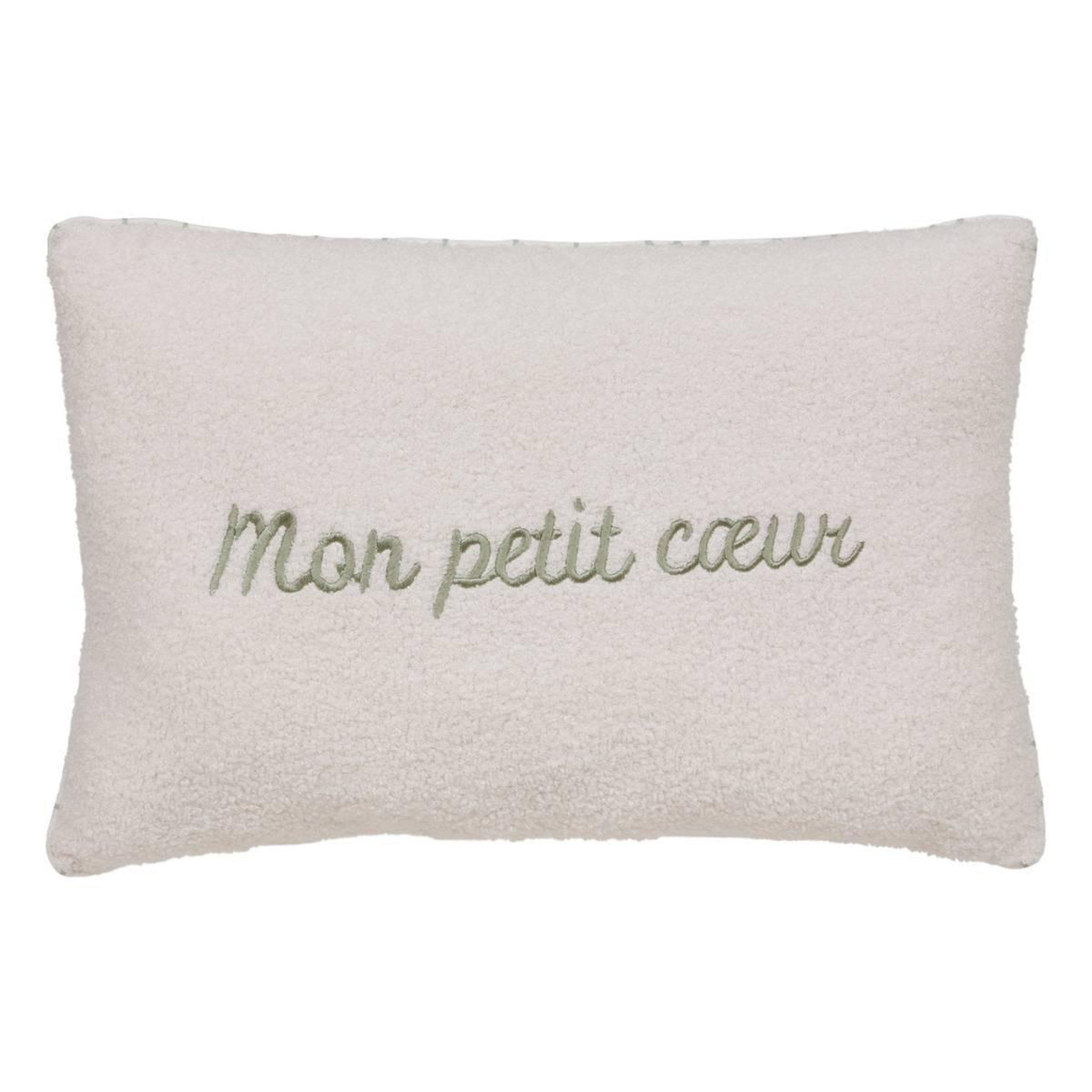 Atmosphera Kids Coussin déco enfant bouclette  jaiko  38x58cm vert