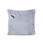 TOILINUX Coussin Luxe Alaska 45 x 45 cm. Coloris disponibles : Gris, Rose