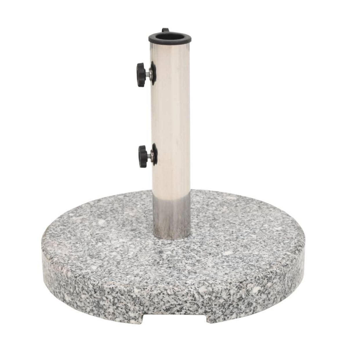 VIDAXL Socle de parasol Granite Rond 20 kg