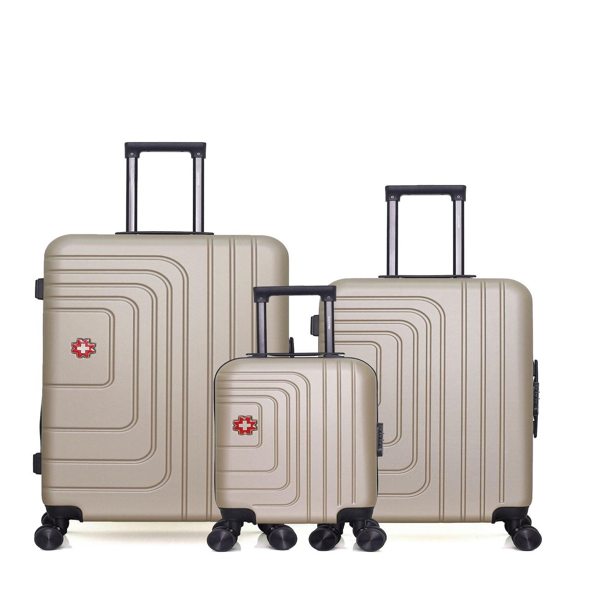 SWISS KOPPER SWISS KOPPER - LOT DE 3 - Valises grand format, weekend et cabine XXS RUTI