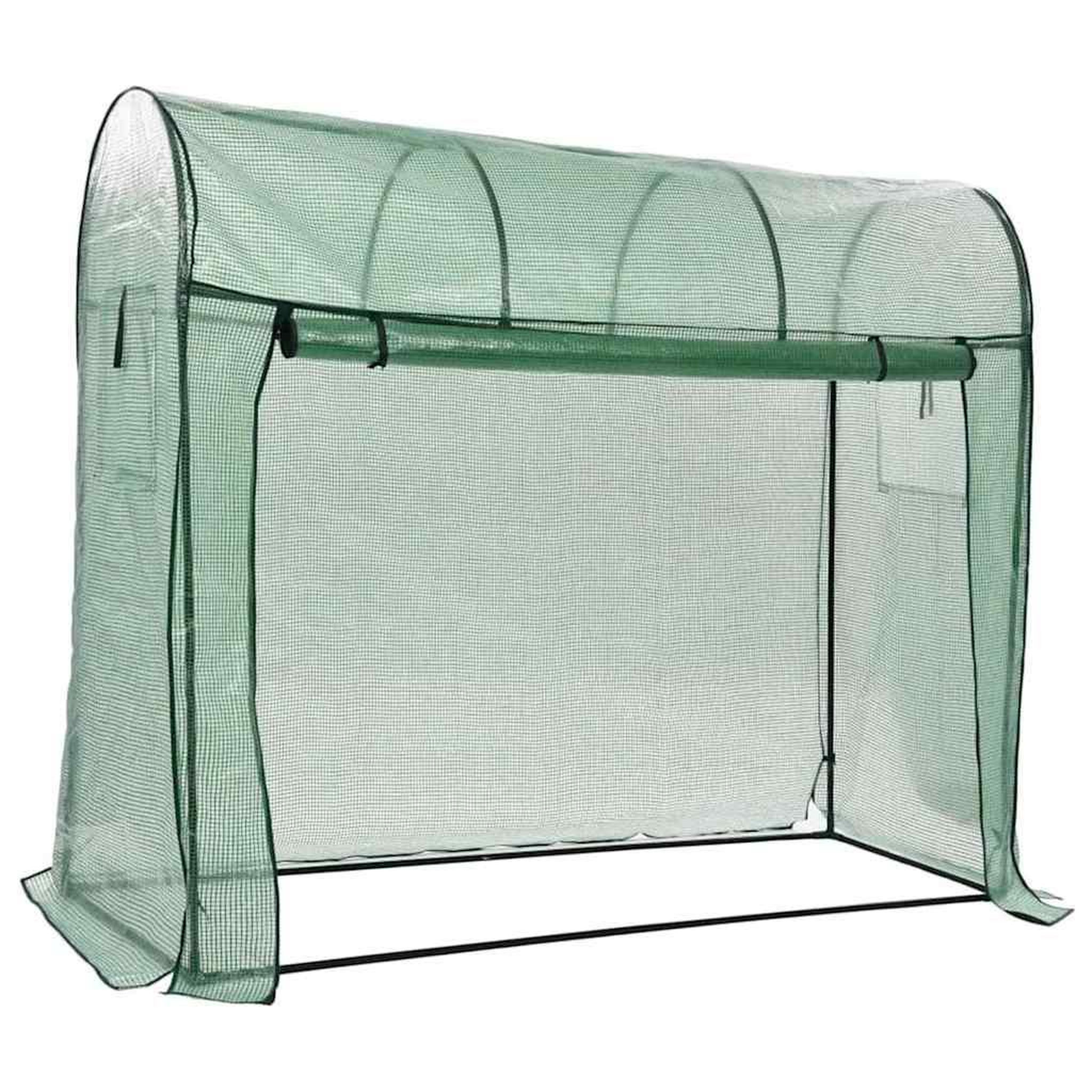 Voir la diapositive 2 : VIDAXL Serre avec porte zippee 200x80x170 cm