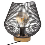 ATMOSPHERA Lampe filaire à poser Jena - Hauteur 28 cm - Noir