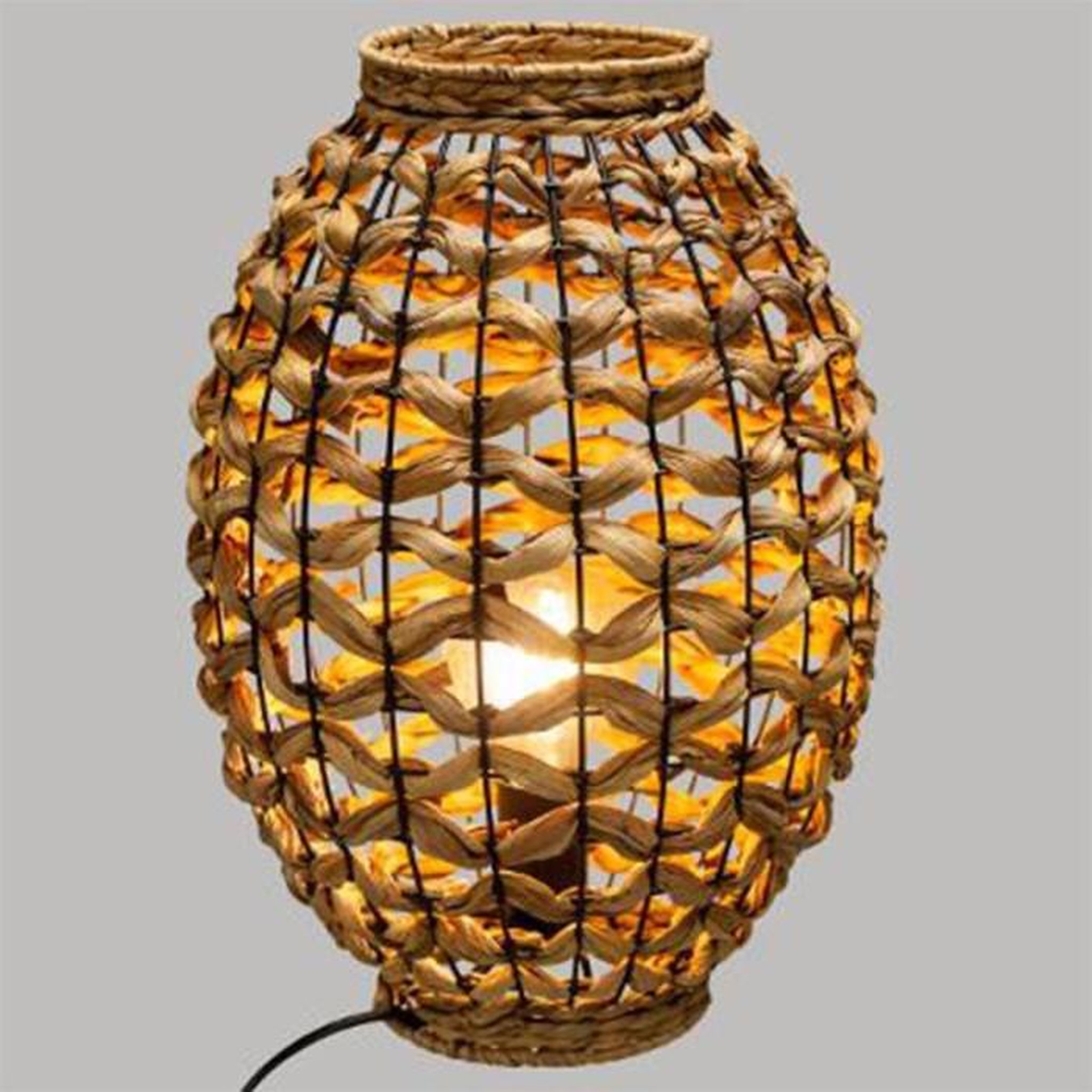 Voir la diapositive 4 : ATMOSPHERA Lampe à poser déco  jacinthe  40cm naturel
