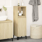 VIDAXL Armoire salle de bain chene sonoma 30x30x100 cm