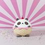 Voir la diapositive 2 : Paris Prix Peluche Enfant Panda Dessert  Kawaii  20cm Multicolore