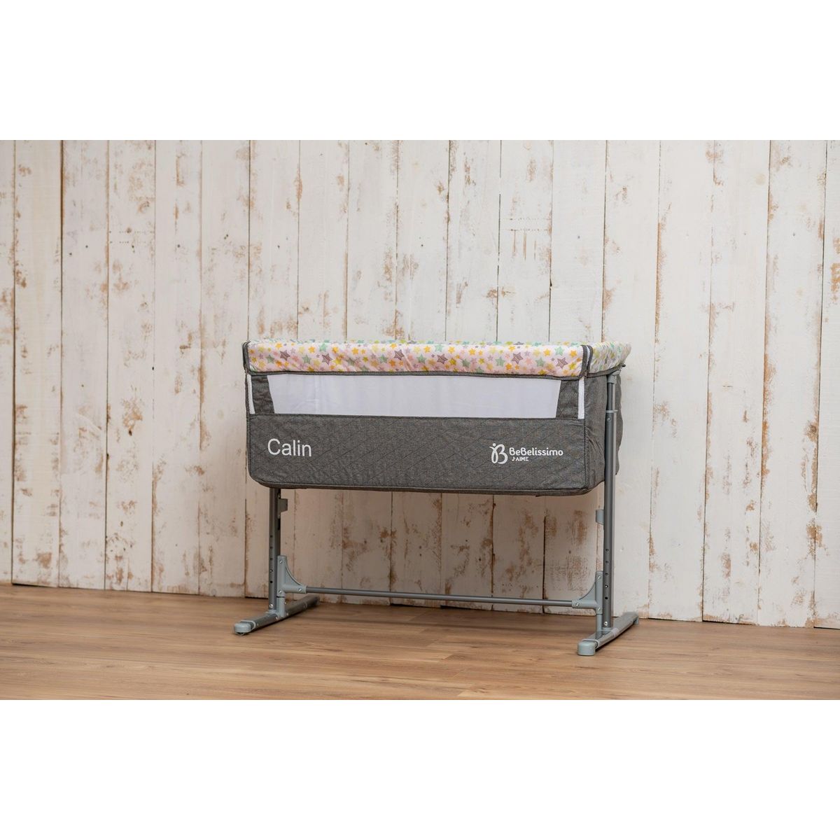 BEBELISSIMO BEBELISSIMO - Lit Cododo - berceau bébé - lit bébé - Calin avec mobile musical - dès la naissannce - gris