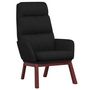 Voir la diapositive 2 : VIDAXL Chaise de relaxation Noir Tissu