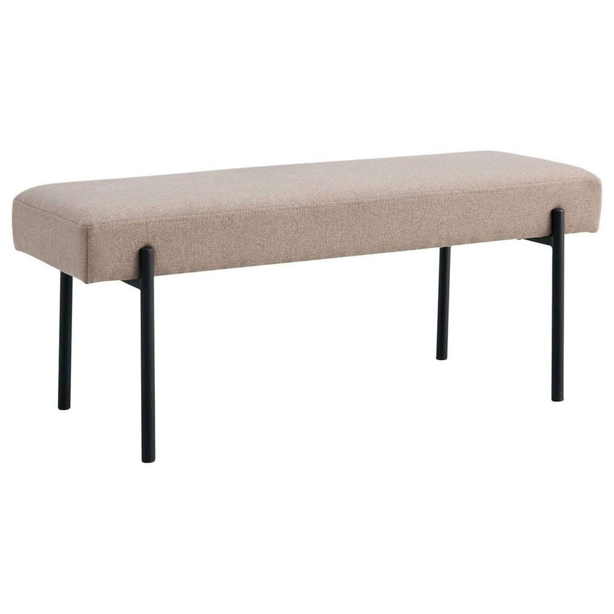 LISA DESIGN Romeo - banc - tissu bouclette - 100 cm