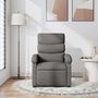Voir la diapositive 3 : VIDAXL Fauteuil inclinable Gris fonce Tissu