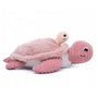 Voir la diapositive 1 : LES DEGLINGOS Tortue Maman et Bébé SAUVENOU en Rose - Peluche Douce et Amusante